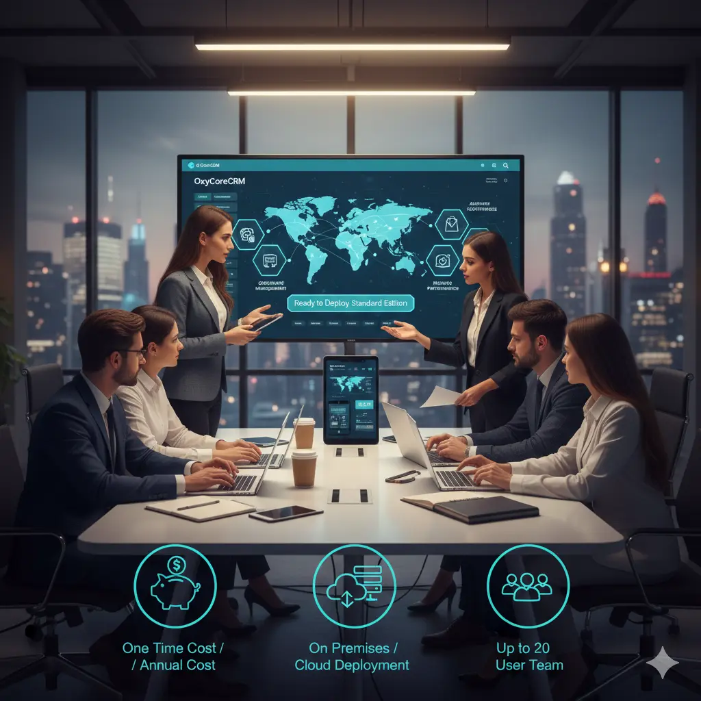 OxyCoreCRM Dashboard